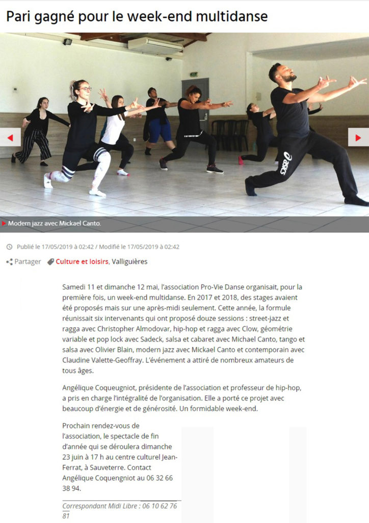 Stage multidanse Valliguieres dance-all-life